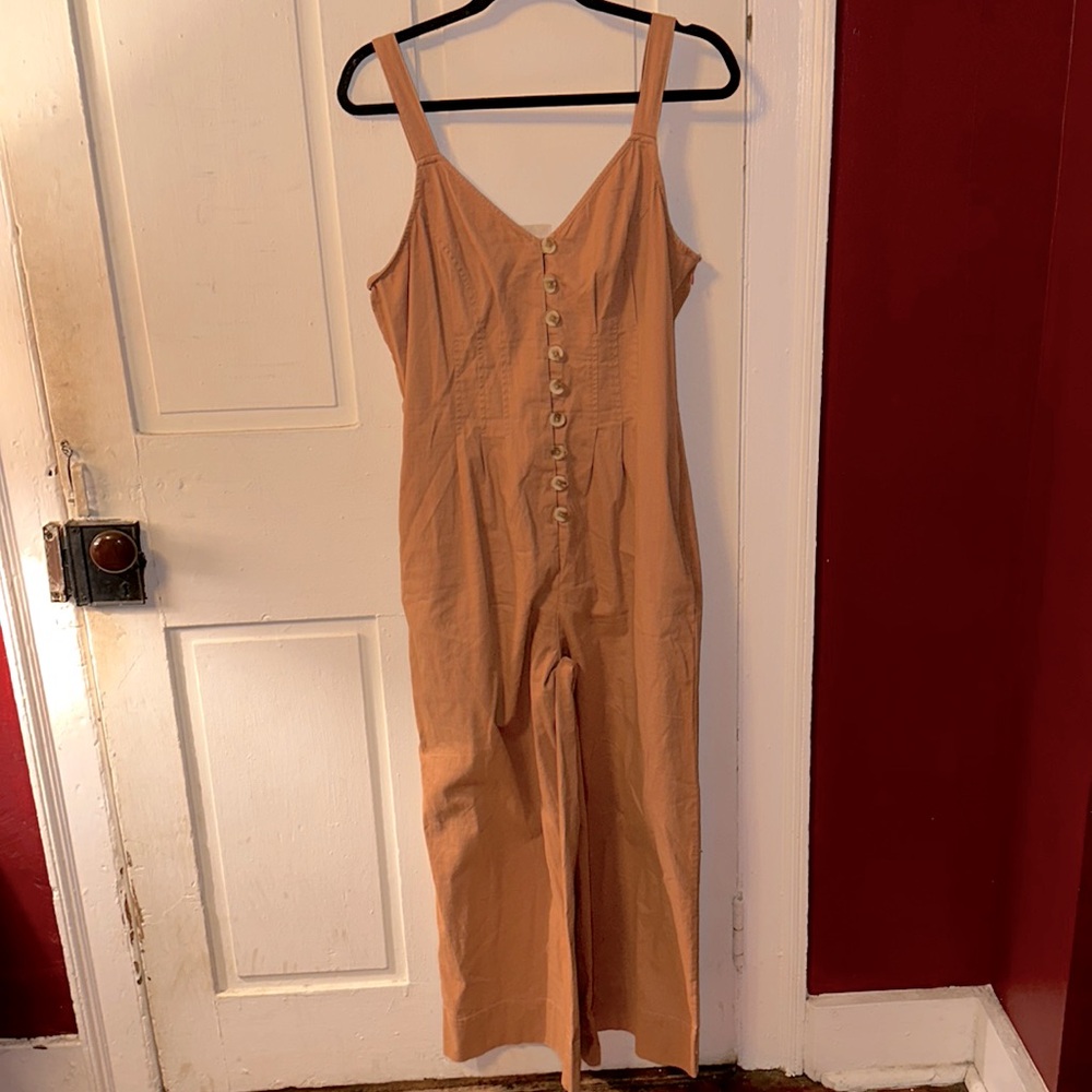 Tailored Jumpsuit with button front detail